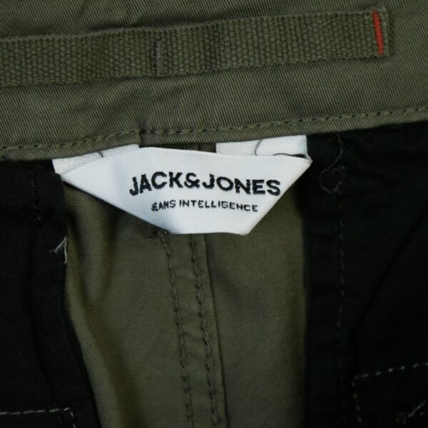 Pantalon cargo homme kaki Jack Jones QWE3479