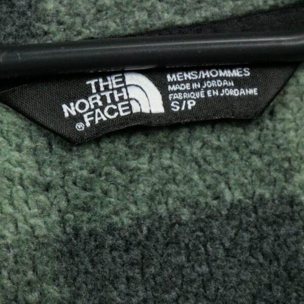 Pull polaires homme manches longues vert The North Face Motif a carreaux Col Montant QWE0435