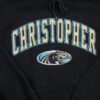Sweat a capuche homme manches longues noir Independent Trading Company Col Rond QWE3602