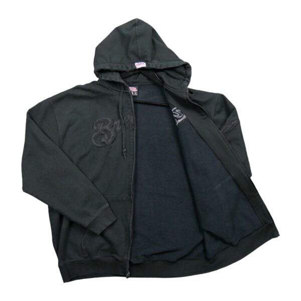 Sweat a capuche homme manches longues noir Stitches Athletic Col Rond QWE0143