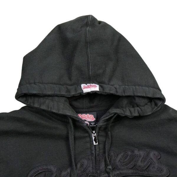Sweat a capuche homme manches longues noir Stitches Athletic Col Rond QWE0143