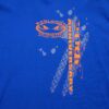 T shirt manches courtes homme bleu Gildan Motif imprime Col Rond QWE0496