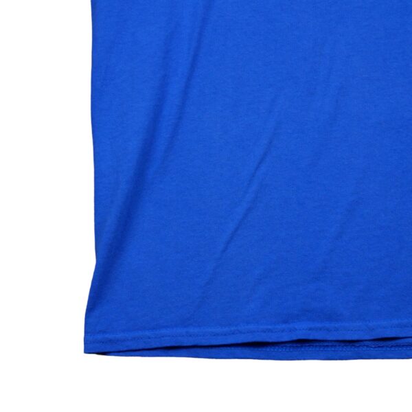 T shirt manches courtes homme bleu Gildan Motif imprime Col Rond QWE0496