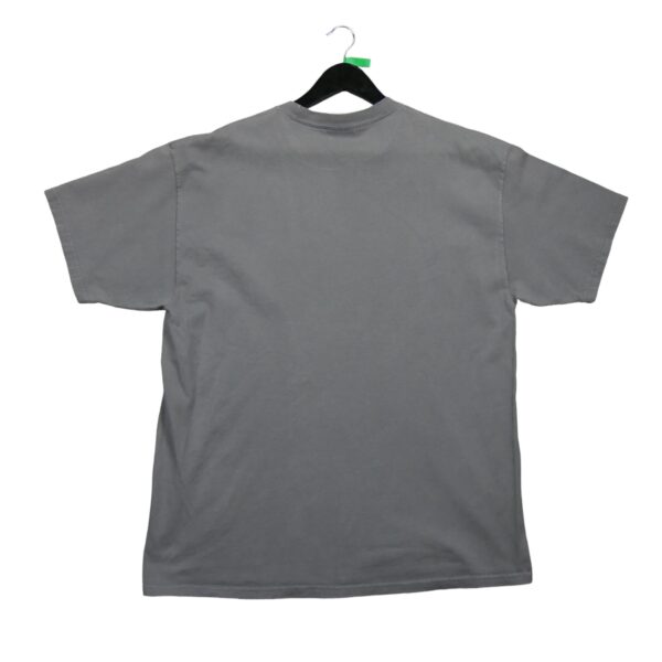 T shirt manches courtes homme gris Port and Company Motif imprime Col Rond QWE0483