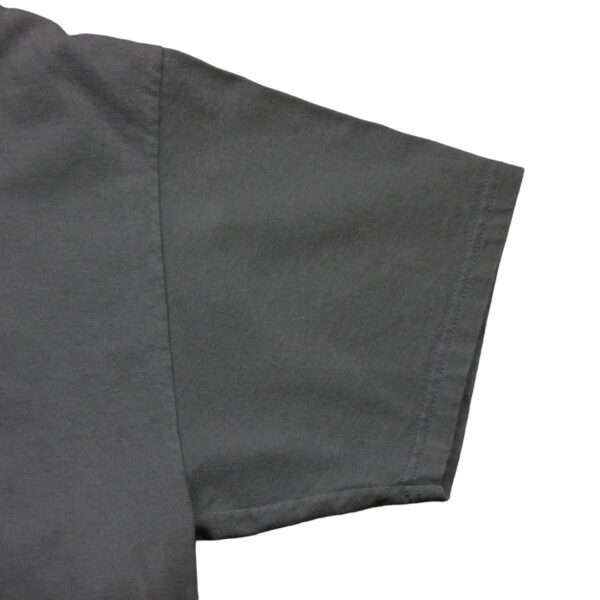T shirt manches courtes homme gris Port and Company Motif imprime Col Rond QWE0483