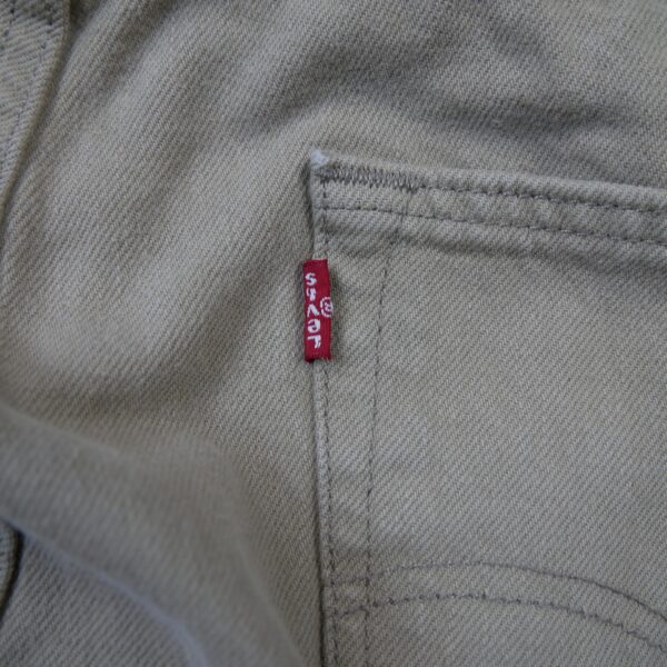 Jean coupe droite homme beige Levi Strauss QWE3761