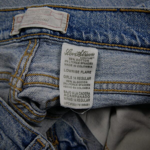 Jean coupe large enfant bleu clair Levi Strauss QWE0383