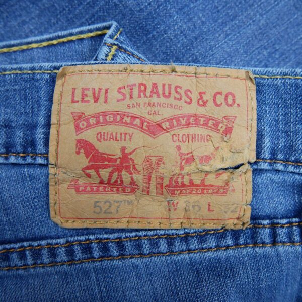 Jean coupe large homme bleu Levi Strauss QWE0331