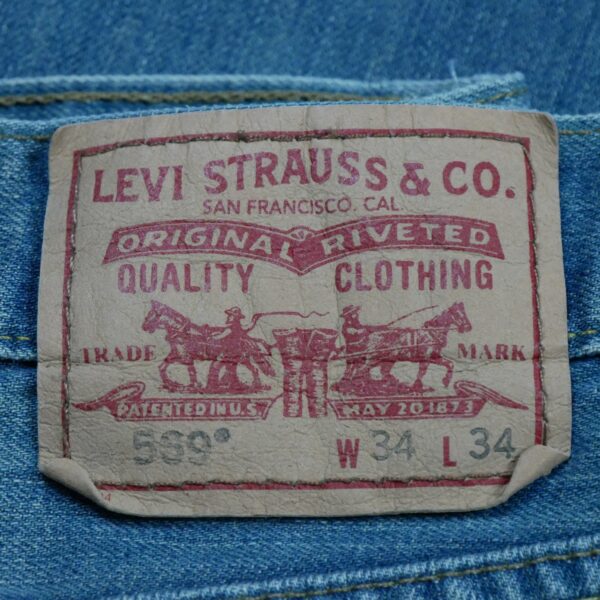 Jean coupe large homme bleu Levi Strauss QWE1822