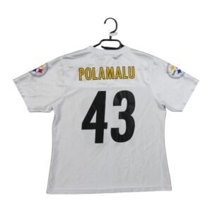 Maillot manches courtes femme blanc NFL Team Apparel Equipe Pittsburgh Steelers QWE3204