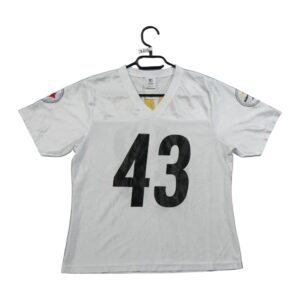 Maillot manches courtes femme blanc NFL Team Apparel Equipe Pittsburgh Steelers QWE3204