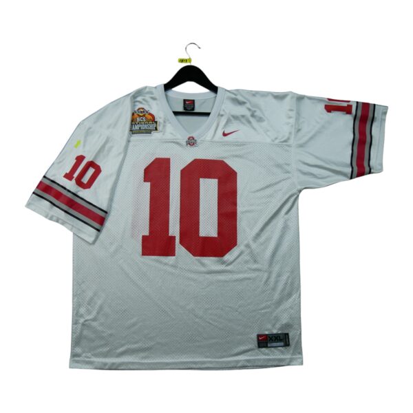Maillot manches courtes homme blanc Nike Equipe Ohio State QWE1617