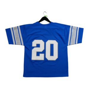 Maillot manches courtes homme bleu Logo 7 Equipe Detroit Lions QWE0130