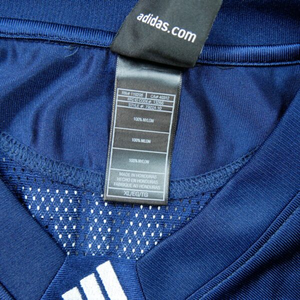 Maillot manches courtes homme marine Adidas Equipe Notre Dame QWE0157
