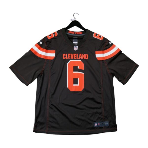 Maillot manches courtes homme marron Nike Equipe Cleveland Browns QWE3452
