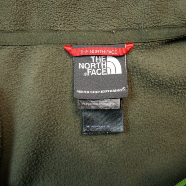 Pull polaires homme manches longues kaki The North Face Col Montant WE0428