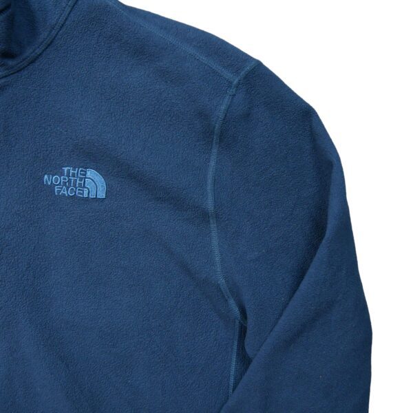 Pull polaires homme manches longues marine The North Face Col Montant QWE3518