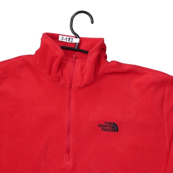 Pull polaires homme manches longues rouge The North Face Col Montant QWE3182