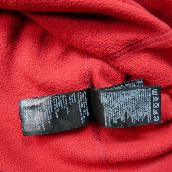 Pull polaires homme manches longues rouge The North Face Col Montant QWE3446