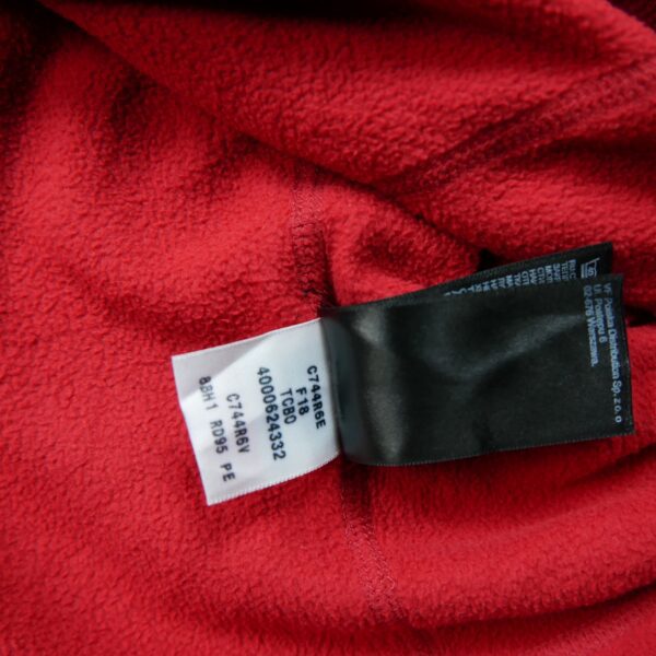 Pull polaires homme manches longues rouge The North Face Col Montant QWE3446