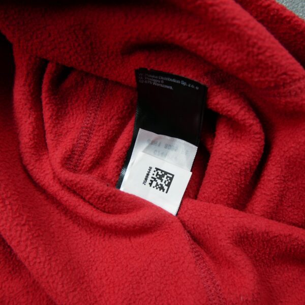 Pull polaires homme manches longues rouge The North Face Col Montant QWE3446