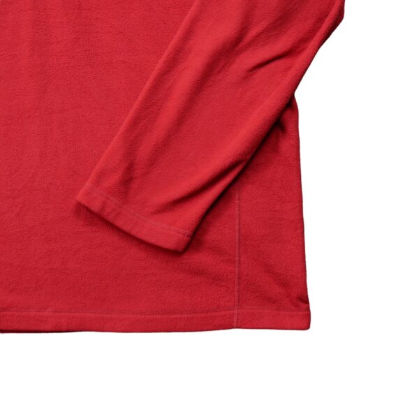 Pull polaires homme manches longues rouge The North Face Col Montant QWE3446