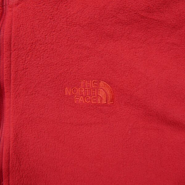 Pull polaires homme manches longues rouge The North Face Col Montant QWE3446