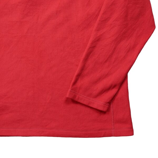 Pull polaires homme manches longues rouge The North Face Col Montant QWE3446