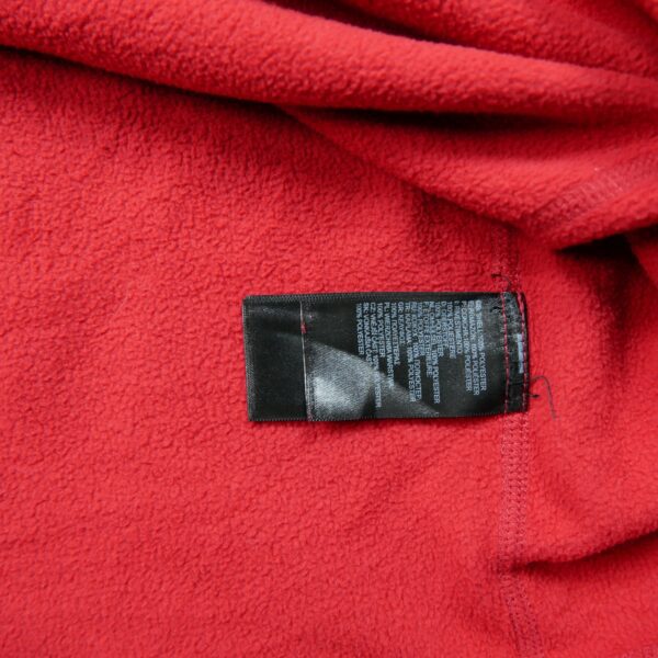 Pull polaires homme manches longues rouge The North Face Col Montant QWE3446