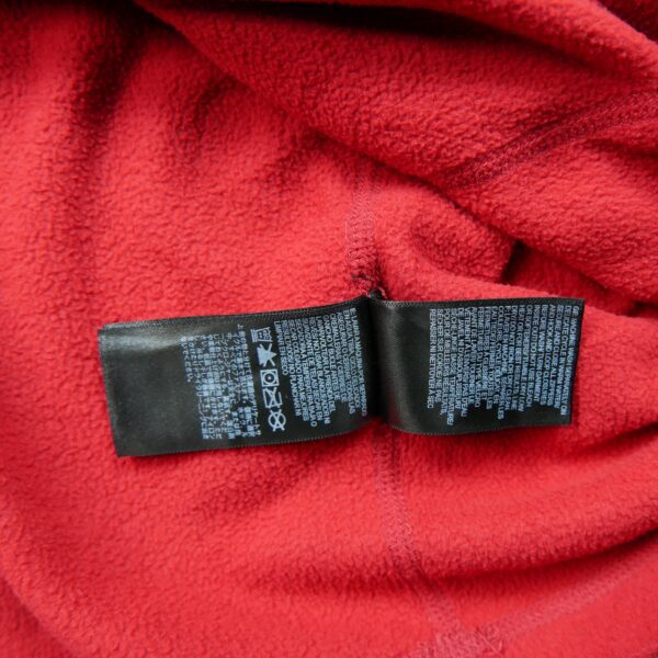 Pull polaires homme manches longues rouge The North Face Col Montant QWE3446