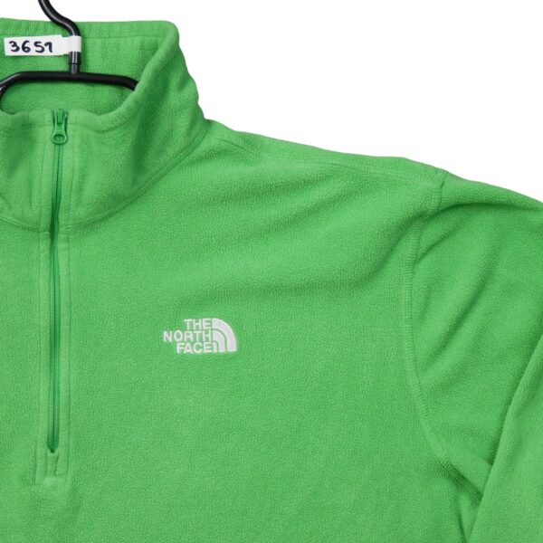 Pull polaires homme manches longues vert The North Face Col Montant QWE3651