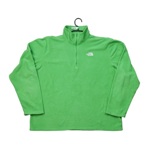 Pull polaires homme manches longues vert The North Face Col Montant QWE3651
