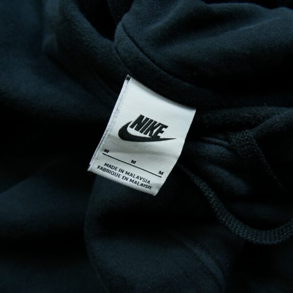Sweat a capuche homme manches longues noir Nike Motif imprime Col Rond QWE0080