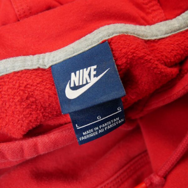 Sweat a capuche homme manches longues rouge Nike Col Rond QWE3207