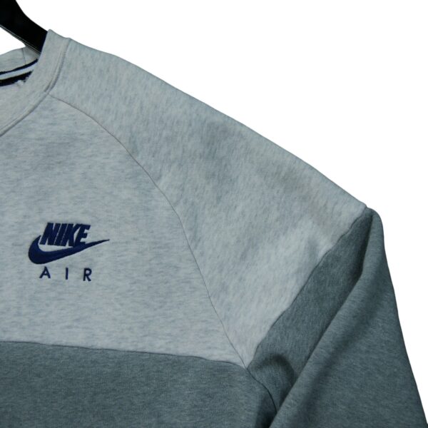 Sweat homme manches longues gris Nike Col Rond QWE3689