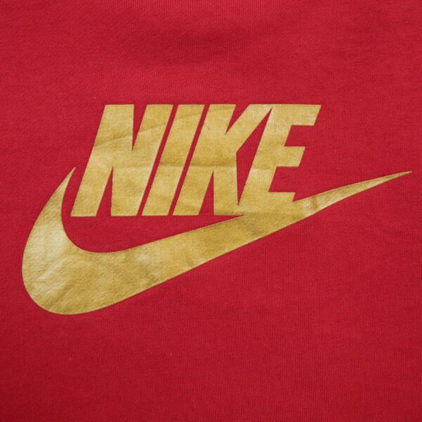 Sweat homme manches longues rouge Nike Col Rond QWE0440