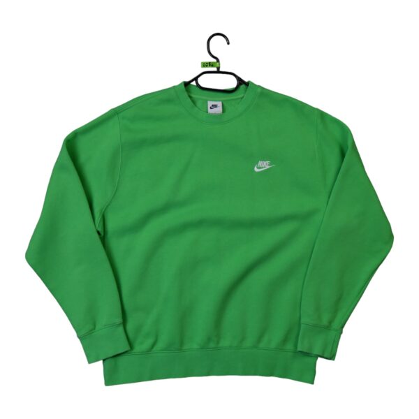 Sweat homme manches longues vert Nike Col Rond QWE0084