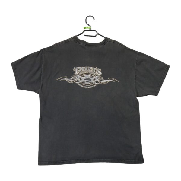 T shirt manches courtes homme gris Motor Harley Davidson Motif imprime Col Rond QWE0022