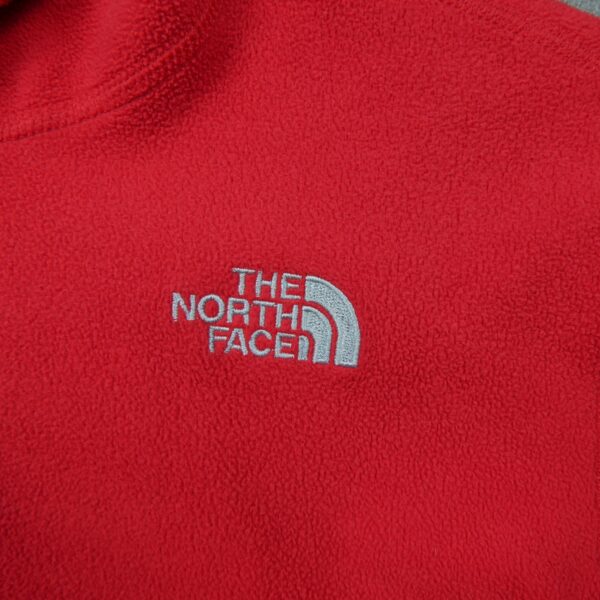 Veste polaires enfant manches longues rouge The North Face Col Montant QWE0613