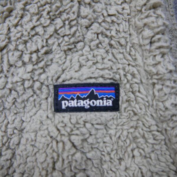 Veste polaires enfant sans manches beige Patagonia Col Montant QWE0574