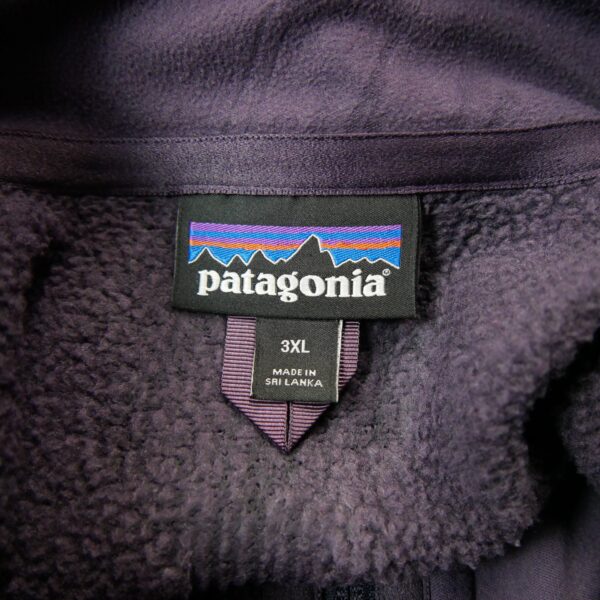 Veste polaires homme sans manches violet Patagonia Col Montant QWE3716