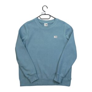 Sweat femme manches longues bleu clair The North Face Col Rond QWE3785