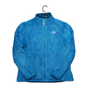 Veste polaires femme manches longues turquoise The North Face Col Montant QWE3164