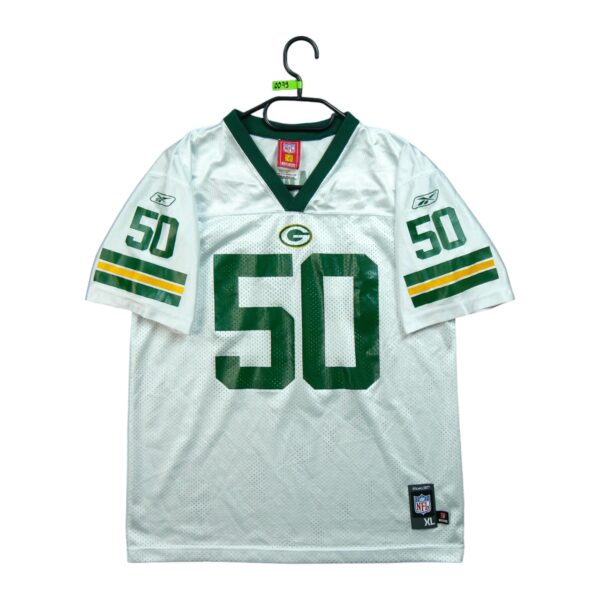 Maillot manches courtes enfant blanc Reebok Equipe Green Bay Packers QWE0079