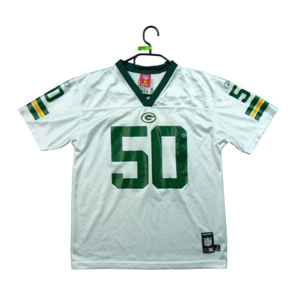 Maillot manches courtes enfant blanc Reebok Equipe Green Bay Packers QWE0079