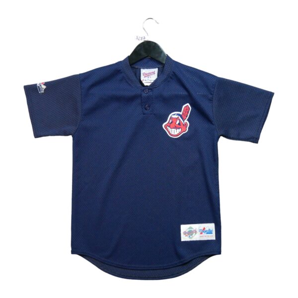 Maillot manches courtes enfant marine Majestic Equipe Guardians de Cleveland QWE3287