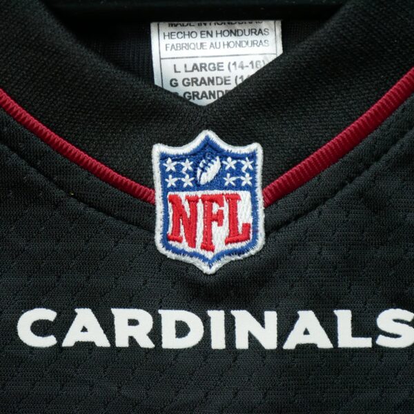 Maillot manches courtes enfant noir NFL Team Apparel Equipe Arizona Cardinals QWE3483