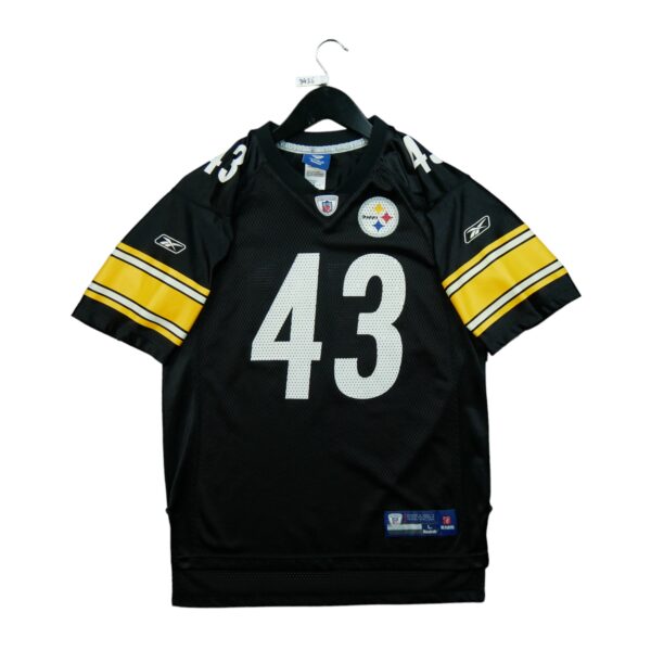 Maillot manches courtes enfant noir Reebok Equipe Pittsburgh Steelers QWE3426