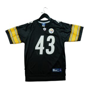 Maillot manches courtes enfant noir Reebok Equipe Pittsburgh Steelers QWE3426