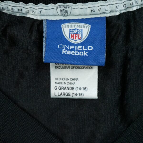 Maillot manches courtes enfant noir Reebok Equipe Pittsburgh Steelers QWE3426